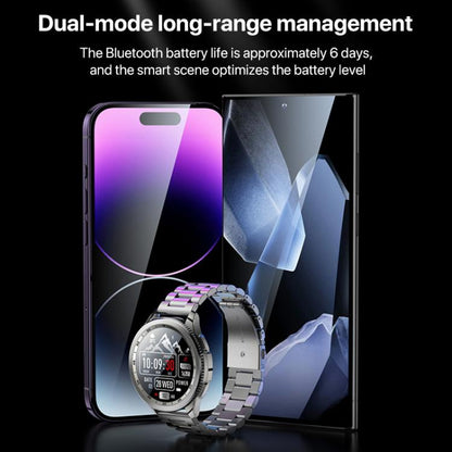 Yesido IO34 1.43 inch AMOLED Screen Metal Smart Watch Support BT Call(Grey) by Yesido