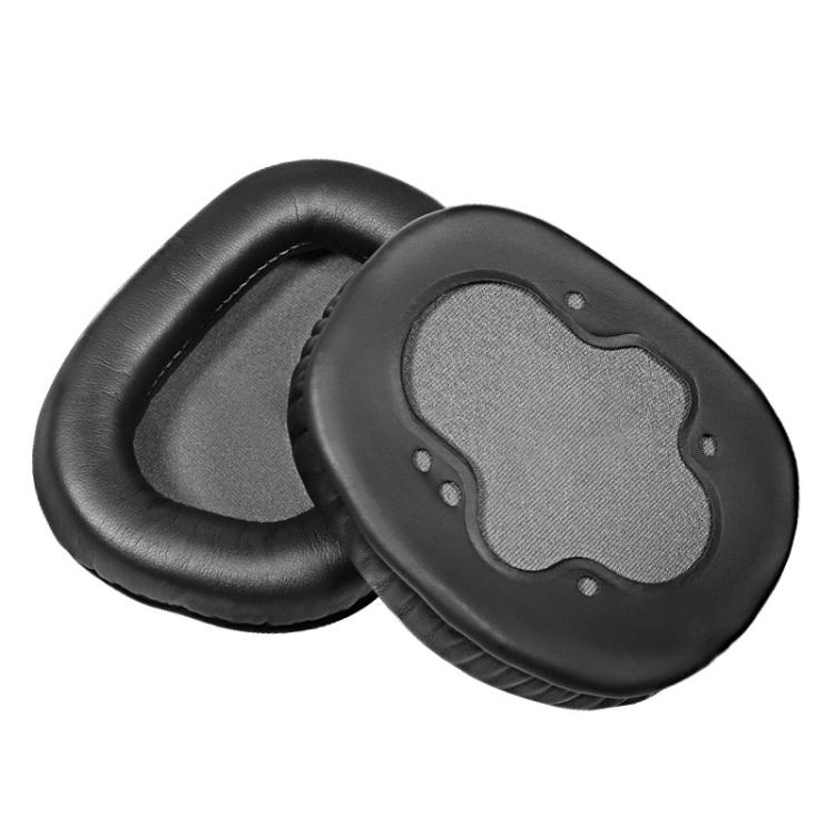 1 Pair Snap-on Replacement Earpads For ASUS Centurioner, Material:Protein Leather(Black) by bashfashion