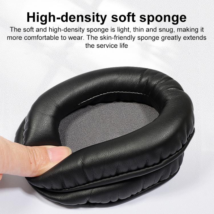 1 Pair Snap-on Replacement Earpads For ASUS Centurioner, Material:Protein Leather(Black) by bashfashion