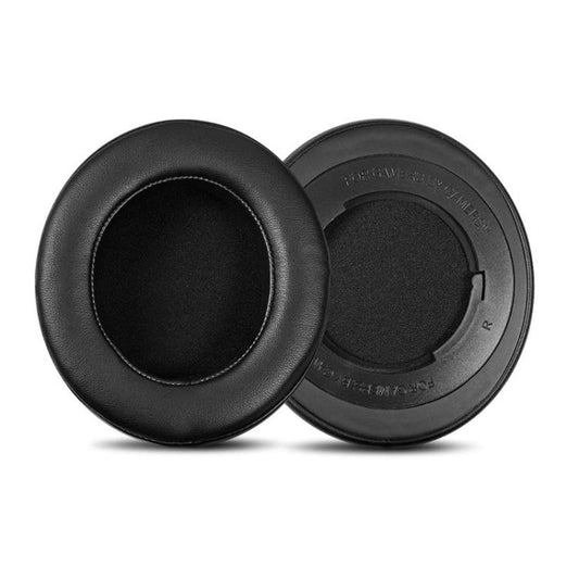 1 Pair Rotating Snap-on Replacement Earpads For Razer Kraken Pro V2, Material:Protein Leather(Black) by bashfashion