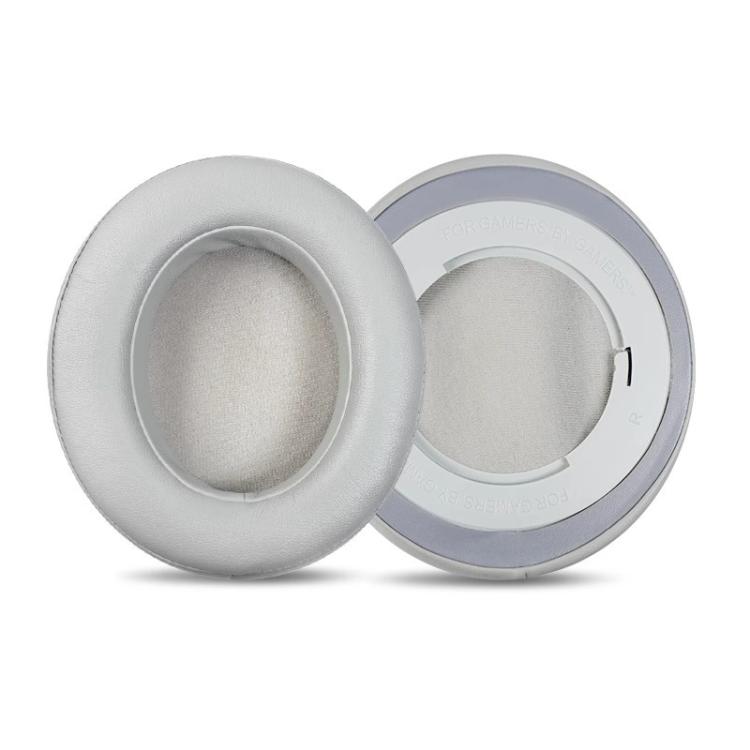 1 Pair Rotating Snap-on Replacement Earpads For Razer Kraken Pro V2, Material:Protein Leather(Grey) by bashfashion