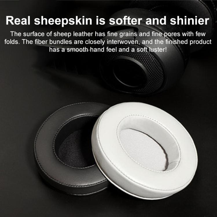 2pcs Insert Replacement Earpads For Razer Standard X / Kraken X / V3 X, Material:Protein Leather(Black Blue) by bashfashion