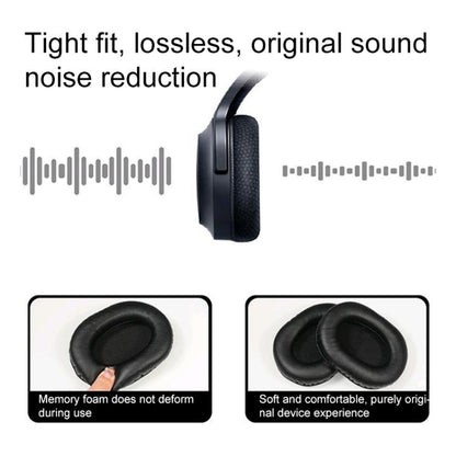 2pcs Insert Replacement Earpads For Razer Barracuda / Barracuda X, Material:Football Net Fabric(Black) by bashfashion