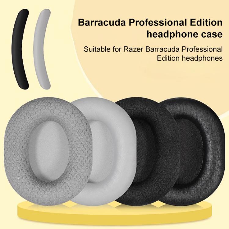 For Razer Barracuda / Barracuda X Protein Leather Headband Cushion Headband Protective Cover(Black) by bashfashion