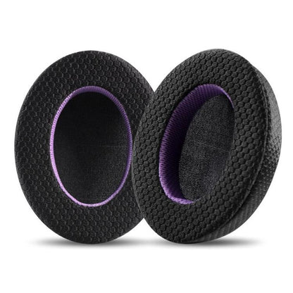 2 Pack Breathable Mesh Earphone Replacement Earpads Pads For Philips SHP9500(Black Purple) by bashfashion
