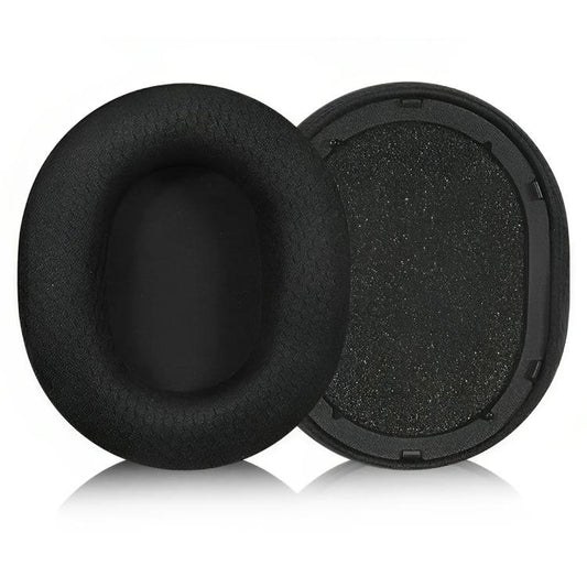 2pcs Push Snap-on Replacement Earpads For Razer BlackShark V2 Pro 2023, Material:Football Net Fabric(Black) by bashfashion