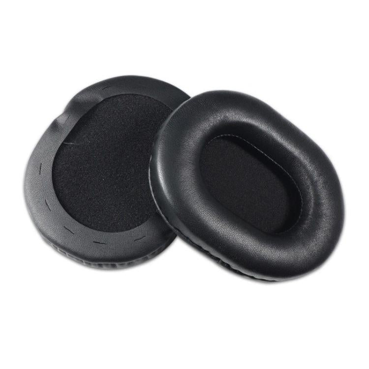 2pcs Insert Snap-on Replacement Earpads For Razer BlackShark V2 / V2 Pro, Material:Protein Leather(Black) by bashfashion