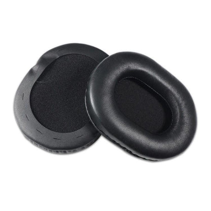 2pcs Insert Snap-on Replacement Earpads For Razer BlackShark V2 / V2 Pro, Material:Protein Leather(Black) by bashfashion