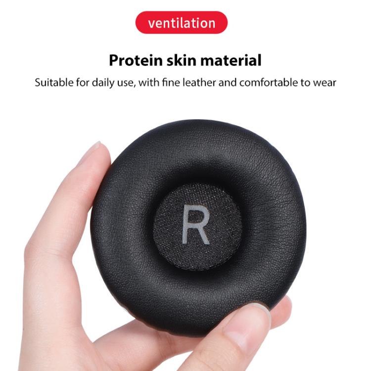 1 Pair Protein Leather Earphone Replacement Earpads Pads For Philips TAH4105(Blue) by bashfashion