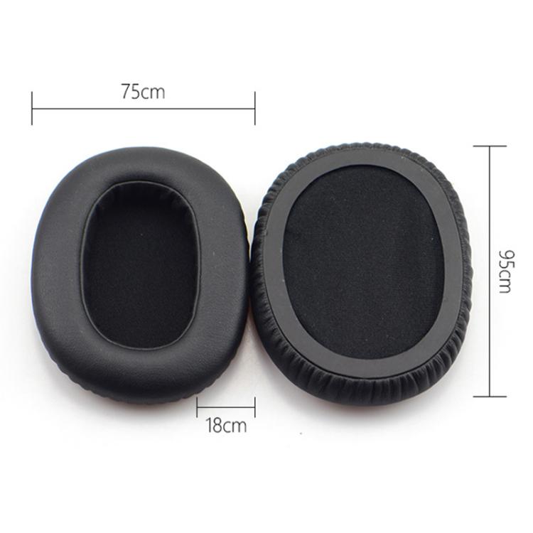 For DENON AH-MM400 2pcs Insert Lambskin Replacement Earpads(Black) by bashfashion