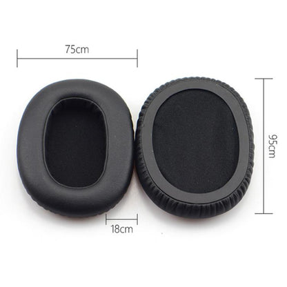 For DENON AH-MM400 2pcs Insert Lambskin Replacement Earpads(Black) by bashfashion