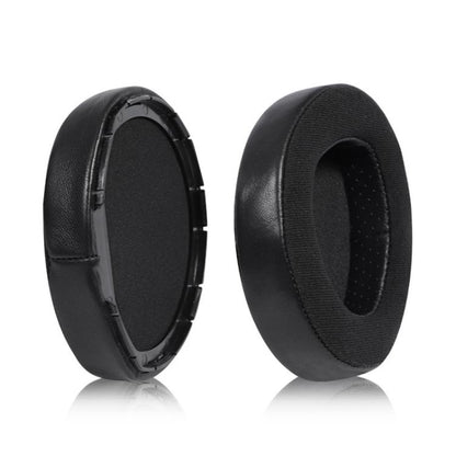 2pcs Snap-on Replacement Earpads For Sennheiser HD700, Material:Lambskin + Flannel Stitching(Black) by bashfashion