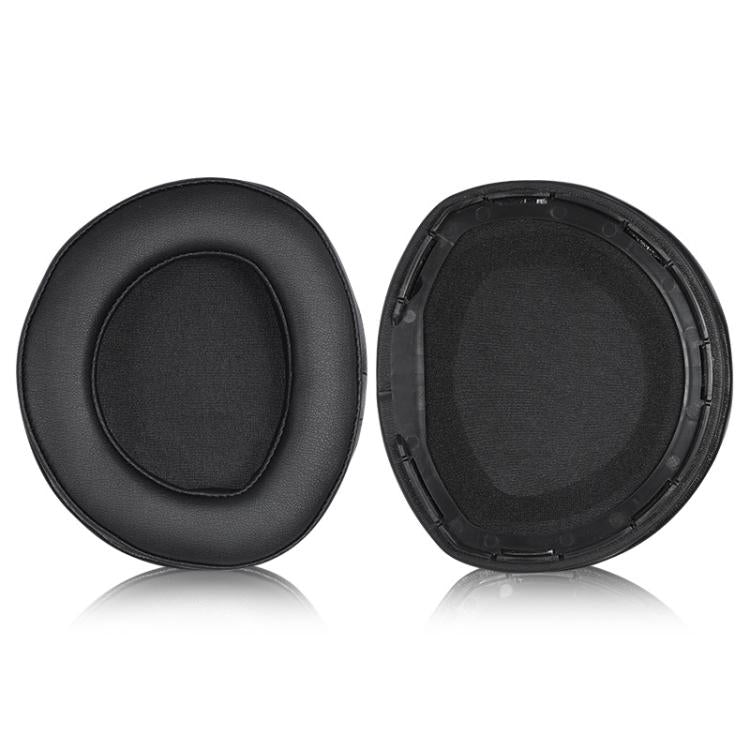 1 Pair Snap-on Replacement Earpads For Sennheiser HD800 / HD800S, Material:Splicing ??Protein Leather(Black) by bashfashion