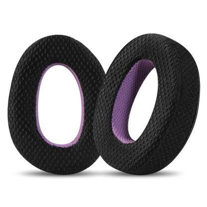 2pcs Insert Replacement Earpads For Sennheiser GSP370 / GSP300 / GSP350 / GSP305 / GSP301, Material:Weaving Mesh(Black Purple) by bashfashion