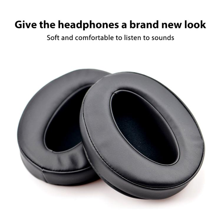 2pcs Insert Replacement Earpads For Sennheiser HD4.30 / HD350BT / HD400s / HD420s / HD458BT / HD300 / HD4.50 / HD4.40BT, Material:Protein Leather Apricot by bashfashion