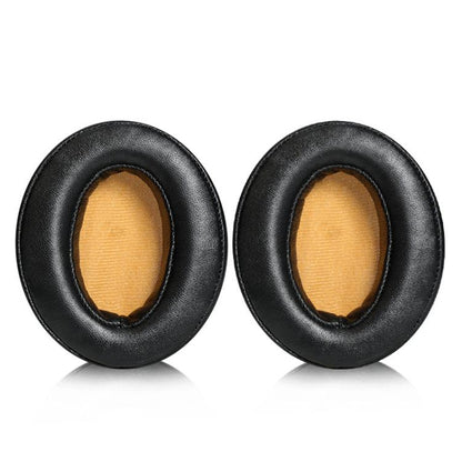 2pcs Insert Lambskin Replacement Earpads For Sennheiser MOMENTUM 2.0(Black Yellow) by bashfashion