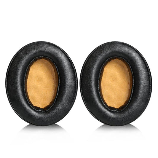 2pcs Insert Lambskin Replacement Earpads For Sennheiser MOMENTUM 2.0(Black Yellow) by bashfashion