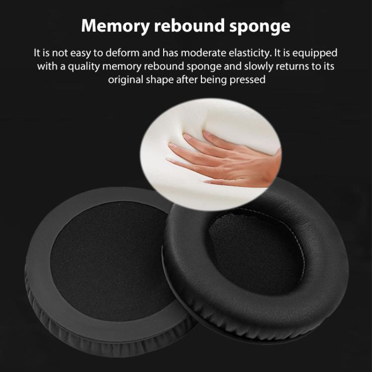 2pcs Insert Replacement Earpads For Sennheiser Urbanite XL, Material:Protein Leather(Black) by bashfashion