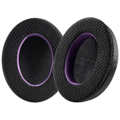 1 Pair Mesh Earphone Replacement Earpads Pads For Sony WH-1000XM4(Black Purple) by bashfashion