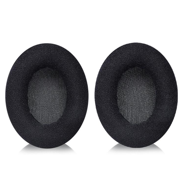 2pcs Snap-on Replacement Earpads For Sennheiser HD201 / HD201S / HD180 / HD418 / HD419 / HD421 / HD428 / HD429 / HD438 / HD439 / HD448 / HD450, Material:Flannel(Black) by bashfashion
