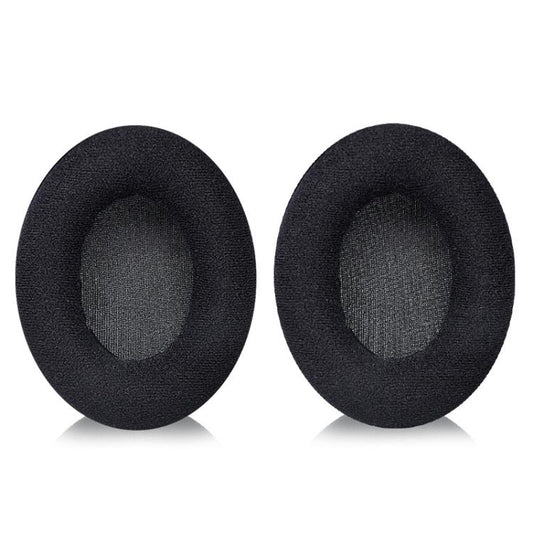 2pcs Snap-on Replacement Earpads For Sennheiser HD201 / HD201S / HD180 / HD418 / HD419 / HD421 / HD428 / HD429 / HD438 / HD439 / HD448 / HD450, Material:Flannel(Black) by bashfashion
