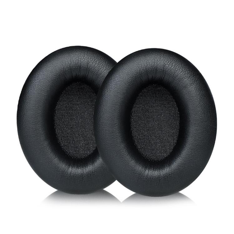 2pcs Insert Replacement Earpads For Sennheiser Momentum On-Ear 1 / On-Ear 2 / On-Ear HD1, Material:Protein Leather Black by bashfashion