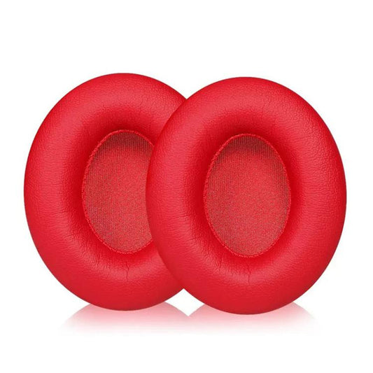 2pcs Insert Replacement Earpads For Sennheiser Momentum On-Ear 1 / On-Ear 2 / On-Ear HD1, Material:Protein Leather Red by bashfashion