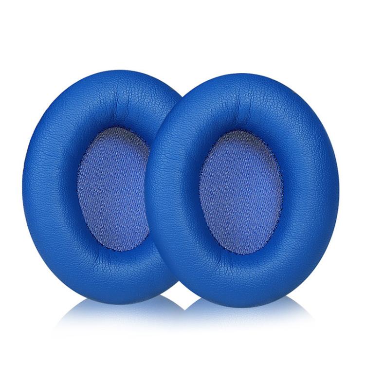 2pcs Insert Replacement Earpads For Sennheiser Momentum On-Ear 1 / On-Ear 2 / On-Ear HD1, Material:Protein Leather Blue by bashfashion