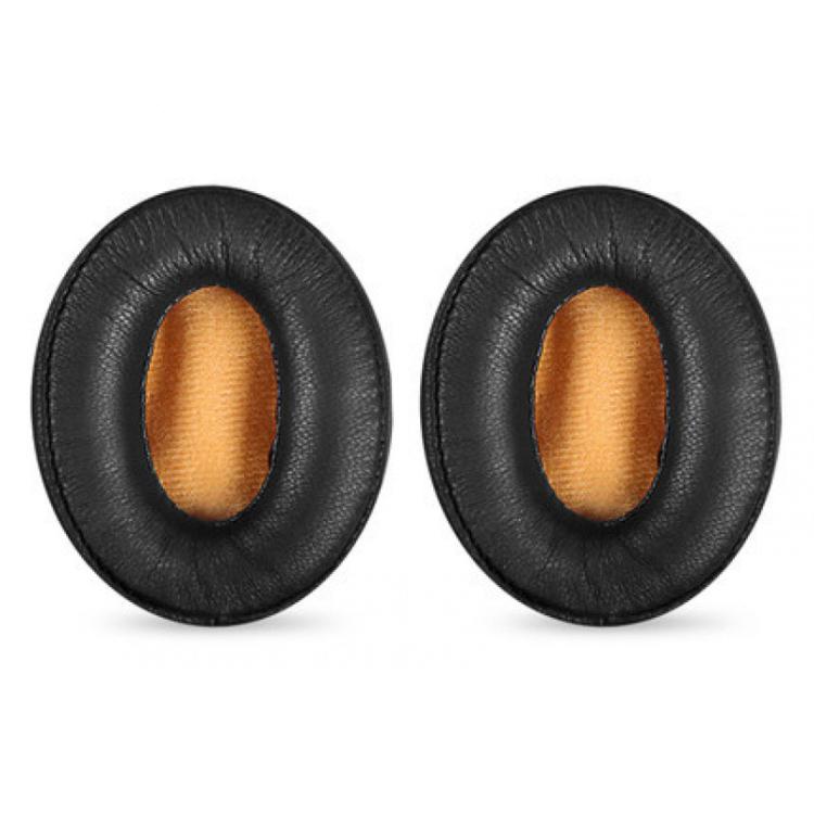 2pcs Insert Replacement Earpads For Sennheiser Momentum On-Ear 1 / On-Ear 2 / On-Ear HD1, Material:Lambskin Black by bashfashion
