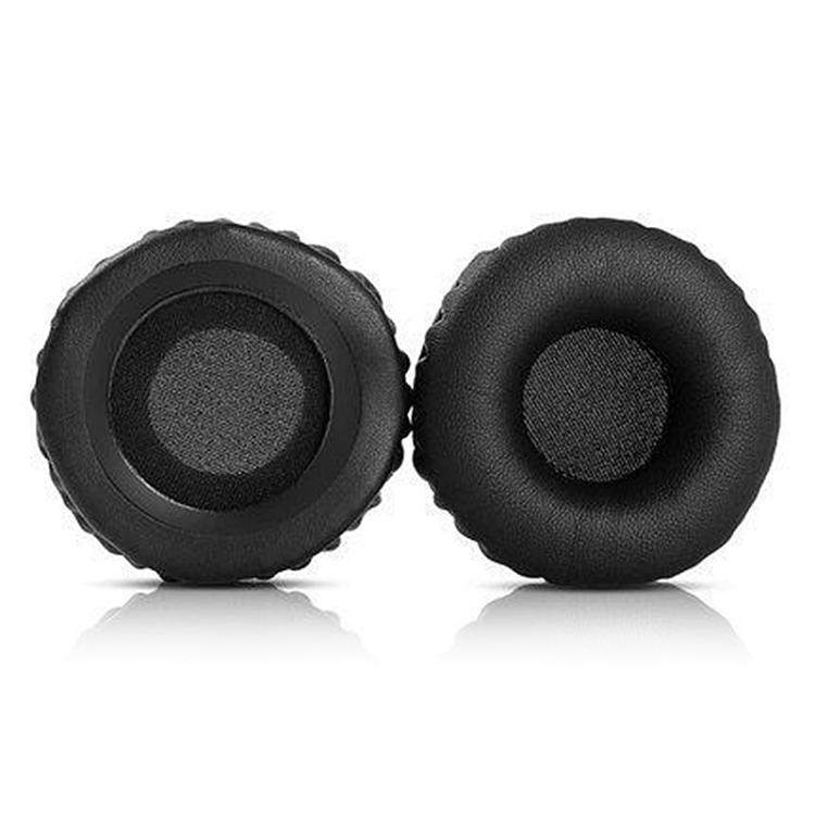 2pcs Insert Replacement Earpads For Sennheiser PX80 / PX100 II / PX200 II, Material:Protein Leather Black by bashfashion