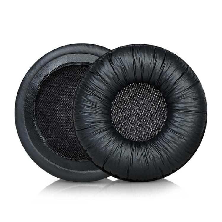 2pcs Insert Replacement Earpads For Sennheiser PX80 / PX100 II / PX200 II, Material:Frog Leather Black by bashfashion
