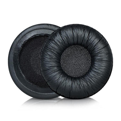 2pcs Insert Replacement Earpads For Sennheiser PX80 / PX100 II / PX200 II, Material:Frog Leather Black by bashfashion