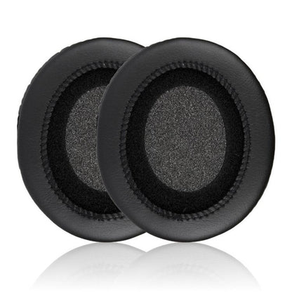 2pcs Insert Protein Leather Replacement Earpads For Sennheiser HD435 / HD415 / HD465 / HD485(Black) by bashfashion