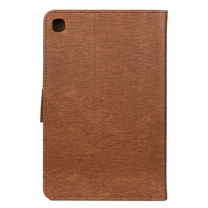 For Samsung Galaxy Tab A 8.4 (2020) T307 Butterfly Flower Embossing Pattern Horizontal Flip Leather Case with Holder & Card Slots & Wallet(Brown) by bashfashion