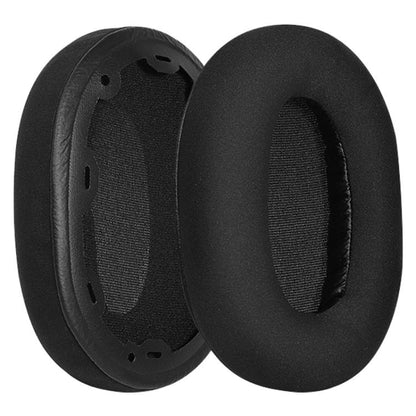 2pcs Ice Silk Cloth Earphone Replacement Earpads Pads For Sony INZONE H9 / H7 / WH-G900N(Black) by bashfashion