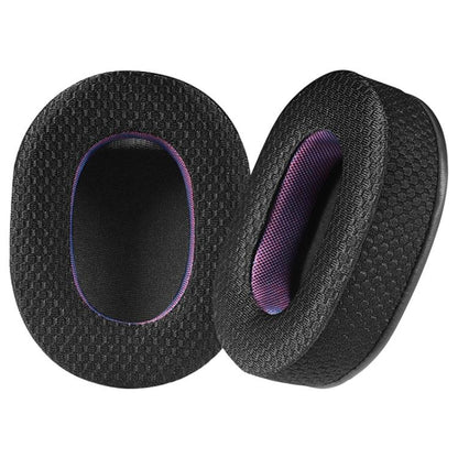 2pcs Mesh Earphone Replacement Earpads Pads For Sony INZONE H9 / H7 / WH-G900N(Black Purple) by bashfashion