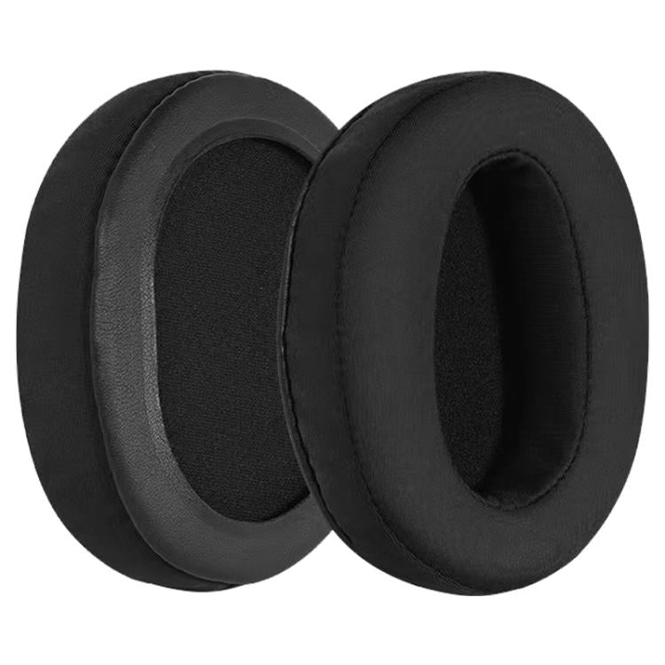 2pcs Ice Silk Cloth Earphone Replacement Earpads Pads For Sony WH-CH700N / MDR-ZX780 / ZX770(Black) by bashfashion