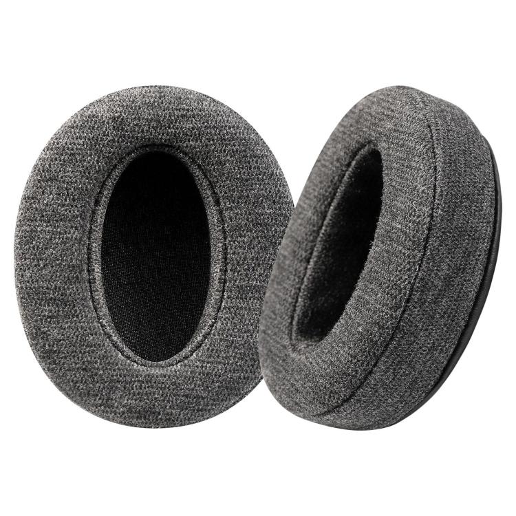 2pcs Skin-friendly Velvet Earphone Replacement Earpads Pads For Sony WH-CH700N / MDR-ZX780 / ZX770(Black) by bashfashion