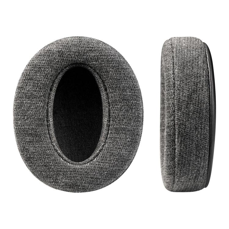 2pcs Skin-friendly Velvet Earphone Replacement Earpads Pads For Sony WH-CH700N / MDR-ZX780 / ZX770(Black) by bashfashion