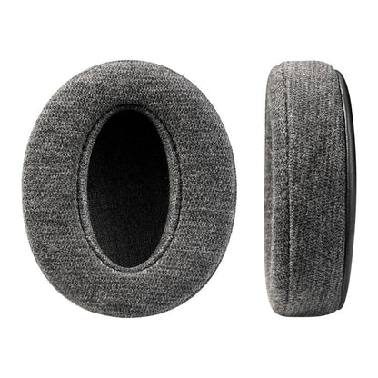 2pcs Skin-friendly Velvet Earphone Replacement Earpads Pads For Sony WH-CH700N / MDR-ZX780 / ZX770(Black) by bashfashion