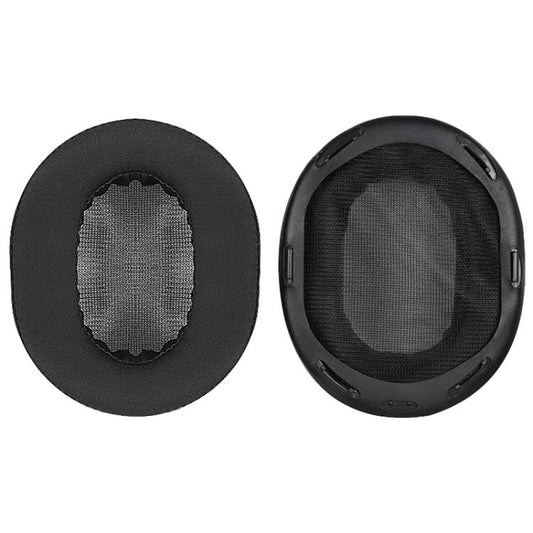 1 Pair Ice Silk Cloth Earphone Replacement Earpads Pads For Sony MDR-1A / MDR-1ADAC(Black) by bashfashion