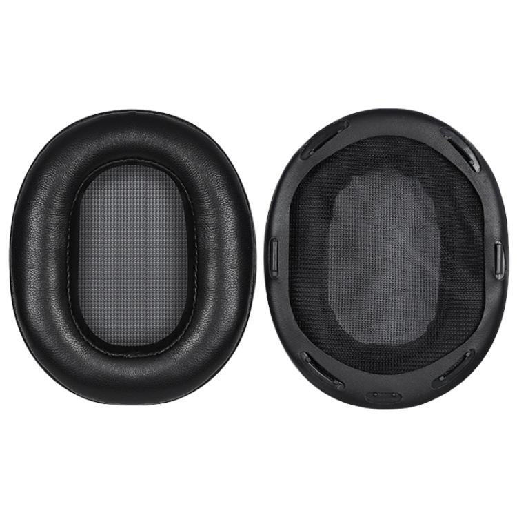 1 Pair Lambskin Earphone Replacement Earpads Pads For Sony MDR-1A / MDR-1ADAC(Black) by bashfashion