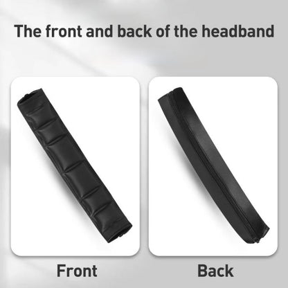 Headphone Protein Leather Headband Protective Cover For Sony MDR-1A / MDR-1ADAC / MDR-1Abt(Black White) by bashfashion