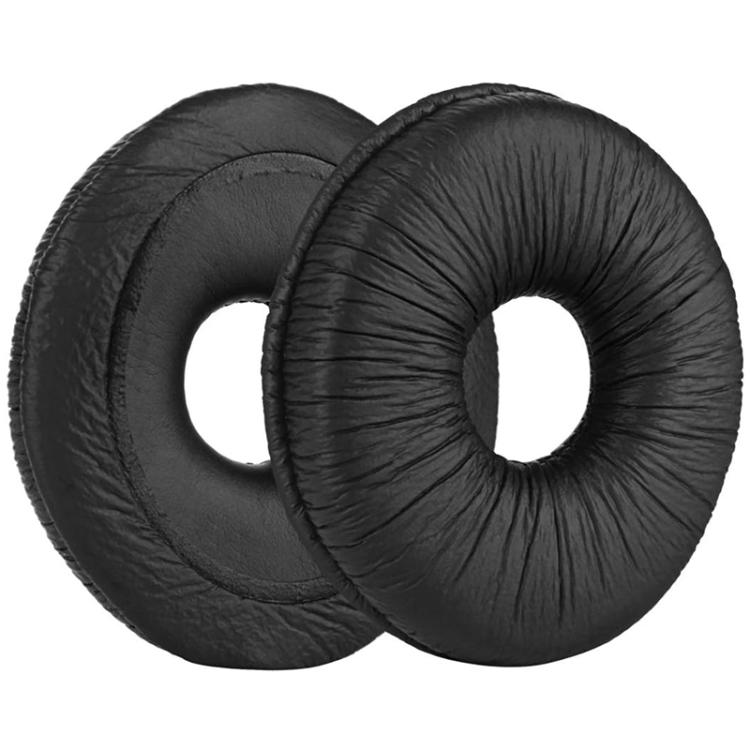 2pcs Insert Replacement Earpads For Panasonic RP-DJ1200 / RP-DJ1205 / RP-DJ1210, Material:Frog Leather(Black) by bashfashion