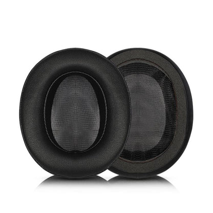 2pcs Snap-on Protein Leather Replacement Earpads For Panasonic RP-HD10 / RP-HD10E(Black) by bashfashion