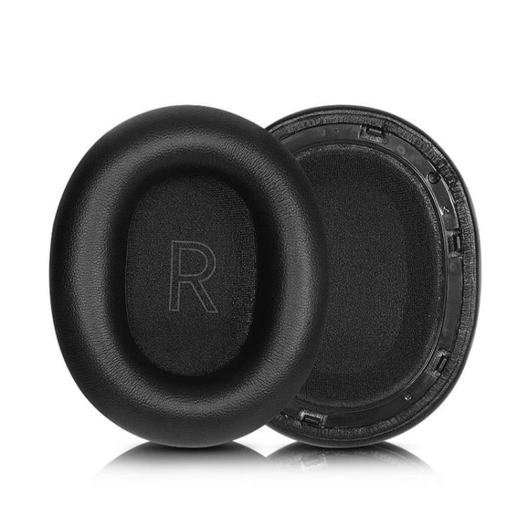 1 Pair Snap-on Protein Leather Replacement Earpads For Panasonic AH-A800(Black) by bashfashion