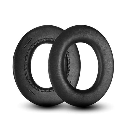 2pcs Insert Protein Leather Replacement Earpads For Panasonic RP-HTX7 / RP-HTX7A / RP-HTX9 / HTX80(Black) by bashfashion