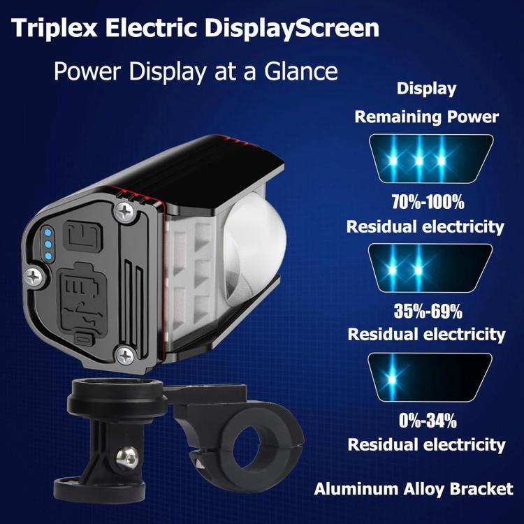 XA-337 2000LM Super Bright LED Bicycle Headlight(Black) by bashfashion