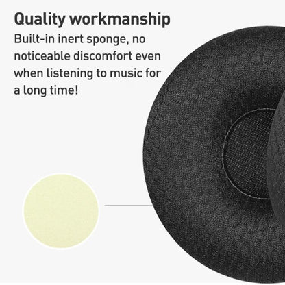 2pcs Football Net Earphone Replacement Earpads Pads For Sony WH-XB700(Black) by bashfashion