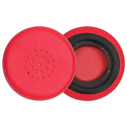 2pcs Protein Leather Earphone Replacement Earpads Pads For Sony WH-CH400(Red) by bashfashion